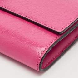 Kate Spade Fuchsia Leather Wellesley Jean Continental Wallet