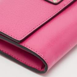 Kate Spade Fuchsia Leather Wellesley Jean Continental Wallet
