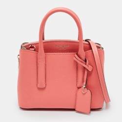 Kate Spade Pink Leather Mini Margaux Satchel