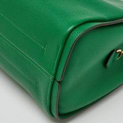 Pre Owned Kate Spade Green Leather Medium Knott Tote