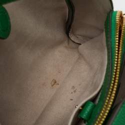 Pre Owned Kate Spade Green Leather Medium Knott Tote