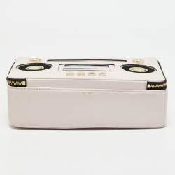 Kate Spade Pink/Black Faux Leather Jazz Things Up Boom Box Bag