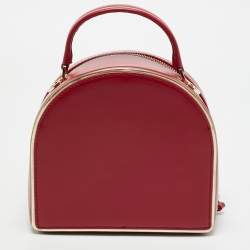 Pre Owned Kate Spade Red Leather Yours Truly Mailbox Top Handle Bag