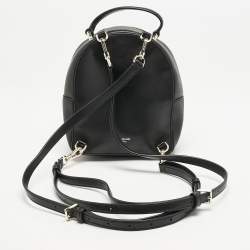 Kate Spade Black Quilted Leather Mini Polly Backpack