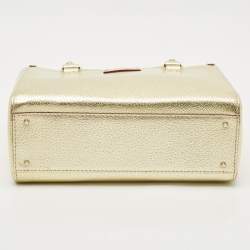 Kate Spade Gold Leather Quinn Wellesley Tote