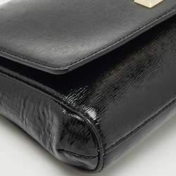 Pre Owned Kate Spade Black Patent Leather Greer Crossbody Bag