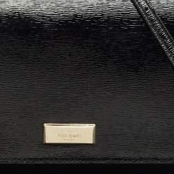 Pre Owned Kate Spade Black Patent Leather Greer Crossbody Bag