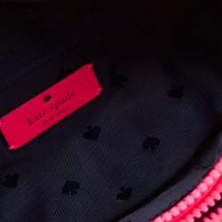 Pre Owned Kate Spade Neon Pink Nylon Dorien Fanny Pack Belt Bag