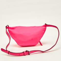 Pre Owned Kate Spade Neon Pink Nylon Dorien Fanny Pack Belt Bag