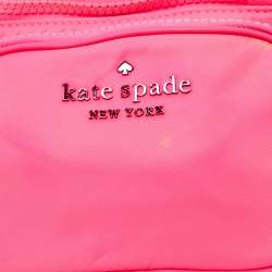 Pre Owned Kate Spade Neon Pink Nylon Dorien Fanny Pack Belt Bag