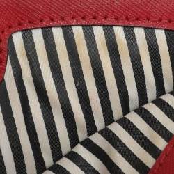 Pre Owned Kate Spade Red Leather Cameron Street Hilli Crossbody Bag