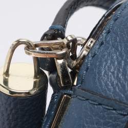 Pre Owned Kate Spade Blue Leather Kingston Drive Arla Crossbody Bag