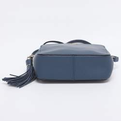 Pre Owned Kate Spade Blue Leather Kingston Drive Arla Crossbody Bag