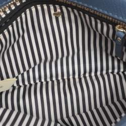 Pre Owned Kate Spade Blue Leather Kingston Drive Arla Crossbody Bag