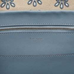 Pre Owned Kate Spade Light Blue Denim Do It All Tote