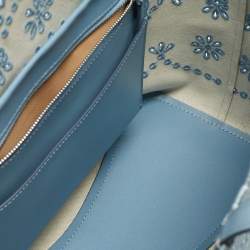 Pre Owned Kate Spade Light Blue Denim Do It All Tote