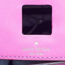 Pre Owned Kate Spade Fuchsia Leather New Bond Street Florence Satchel