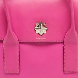 Pre Owned Kate Spade Fuchsia Leather New Bond Street Florence Satchel