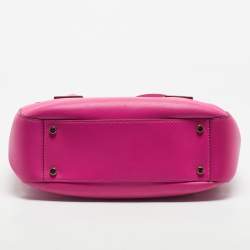 Pre Owned Kate Spade Fuchsia Leather New Bond Street Florence Satchel