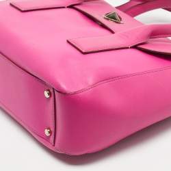 Pre Owned Kate Spade Fuchsia Leather New Bond Street Florence Satchel