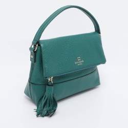 Pre Owned Kate Spade Green Leather Shoulder Bag
