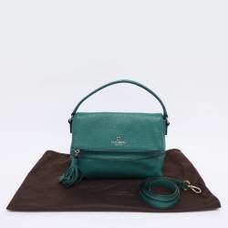 Pre Owned Kate Spade Green Leather Shoulder Bag