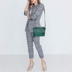 Pre Owned Kate Spade Green Leather Shoulder Bag