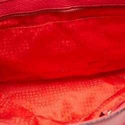 Pre Owned Kate Spade Pink/Beige Leather Wesley Palace Johanna Tote