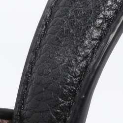 Pre Owned Kate Spade Black Leather Mini Knot Top Handle Crossbody Bag