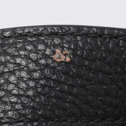 Pre Owned Kate Spade Black Leather Mini Knot Top Handle Crossbody Bag