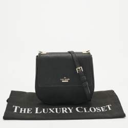 Pre Owned Kate Spade Black Leather Small Cameron Street Byrdie Crossbody Bag