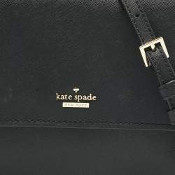 Pre Owned Kate Spade Black Leather Small Cameron Street Byrdie Crossbody Bag