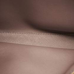 Pre Owned Kate Spade Light Pink Leather Medium Eva Tote