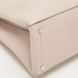 Pre Owned Kate Spade Light Pink Leather Medium Eva Tote