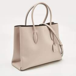 Pre Owned Kate Spade Light Pink Leather Medium Eva Tote