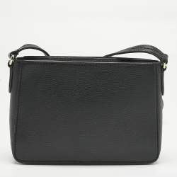 Pre Owned Kate Spade Black Leather Hayes Street Eniko Crossbody Bag