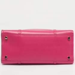 Pre Owned Kate Spade Fuchsia Leather Small Arbour Hill Elodie Tote
