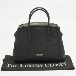 Pre Owned Kate Spade Black Leather Knott Satchel