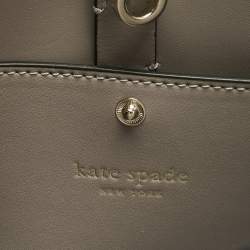 Pre Owned Kate Spade Black Leather Knott Satchel