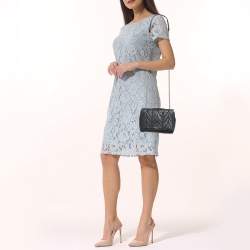 Pre Owned Kate Spade Black Quilted Leather Emelyn Shoulder Bag