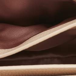 Pre Owned Kate Spade Beige Leather Knollwood Drive Buckle Hope Top Handle Bag