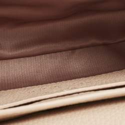 Pre Owned Kate Spade Beige Leather Knollwood Drive Buckle Hope Top Handle Bag