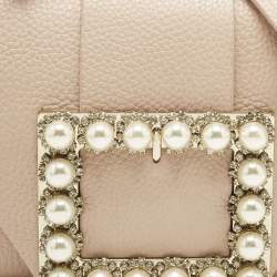 Pre Owned Kate Spade Beige Leather Knollwood Drive Buckle Hope Top Handle Bag