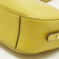 Pre Owned Kate Spade Green Leather Kourtney Camera Crossbody Bag