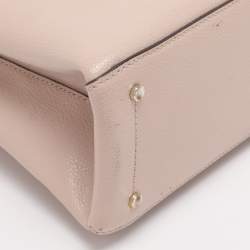 Pre Owned Kate Spade Beige Leather Small Eva Embroidered Tote