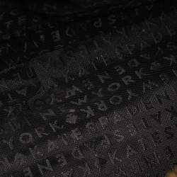 Pre Owned Kate Spade Black/White Leather Grove Street Millie Art Crossbody Bag