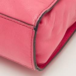 Pre Owned Kate Spade Beacon Court Angelica Fuchsia Leather Crossbody Bag