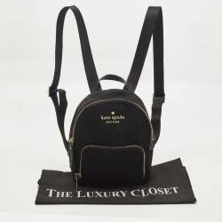 Pre Owned Kate Spade Black Nylon Watson Lane Hartley Backpack