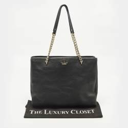 مملوكة مسبقًا حقيبة يد كيت سبيد إيمرسون بليس فيبي جلد سوداء