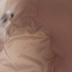 مملوكة مسبقًا حقيبة كروس كيت سبيد "شامبين بوكس" جلد منسوج مطبوع بني/فوشيا